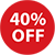 40% Off